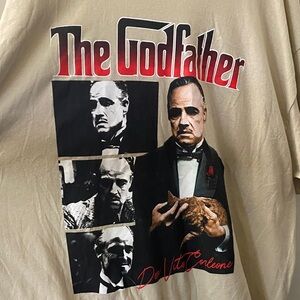 The Godfather Graphic Tee - Beige